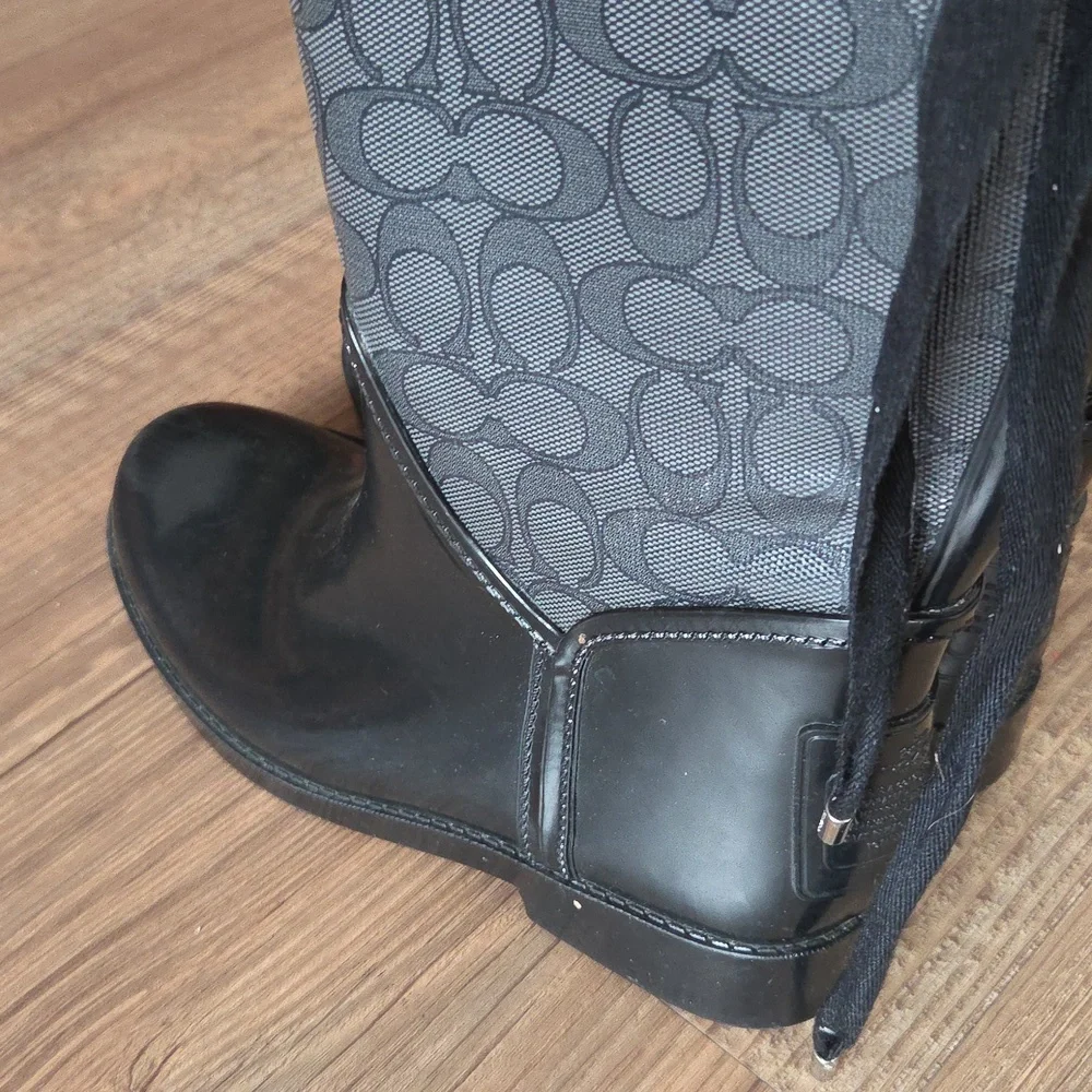 Stylish Black Coach Women's Boots